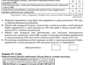 MATURA 2012, WOS poziom PODSTAWOWY - ARKUSZE, PYTANIA, ZADANIA, ODPOWIEDZI