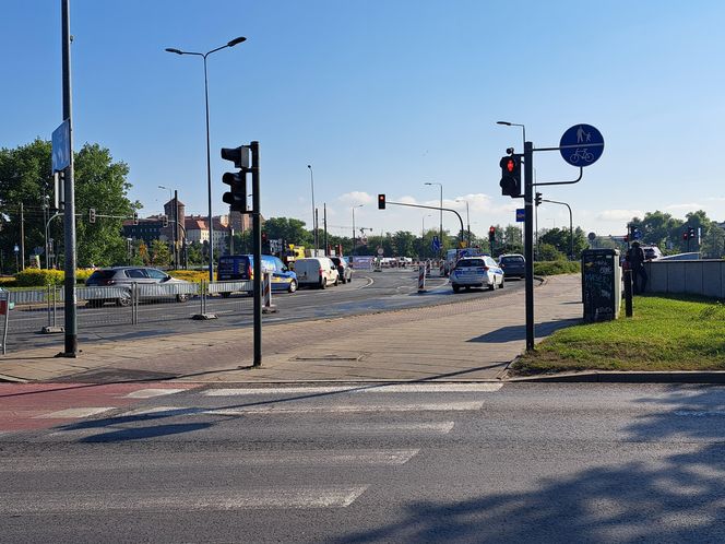Remont mostu Grunwaldzkiego w Krakowie
