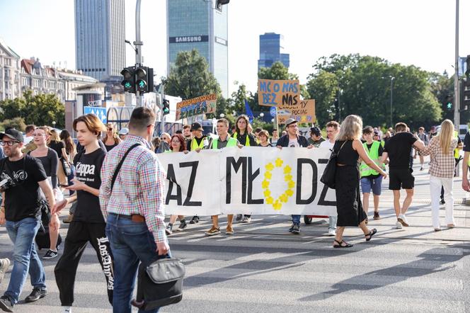 Marsz młodych dla Europy w Warszawie