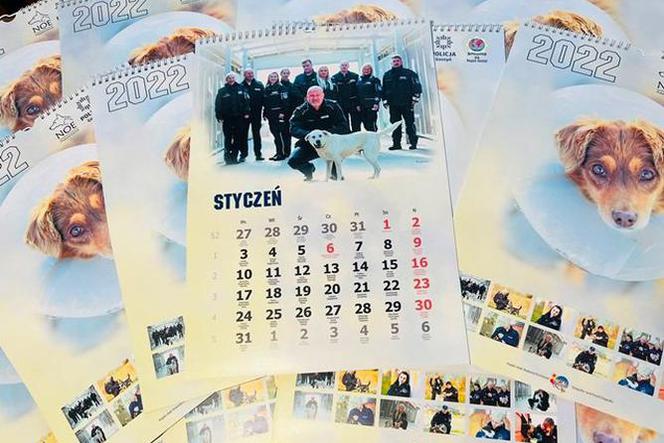 ​Gostyńscy policjanci pozowali do kalendarza 
