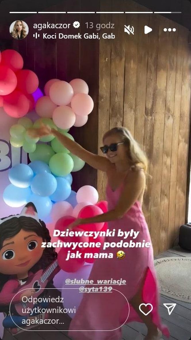 Kaczorowska nie żałuje na dzieci! Tak wyglądały luksusowe urodziny Emilki i Gabrysi