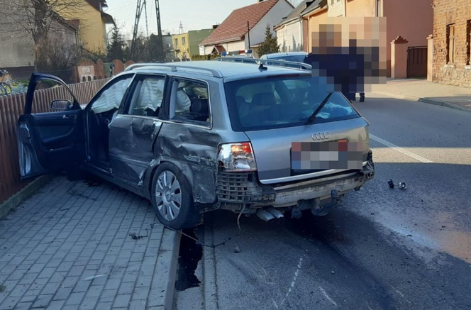 Naćpany 21latek w Audi rozbijał się po ulicach Namysłowa
