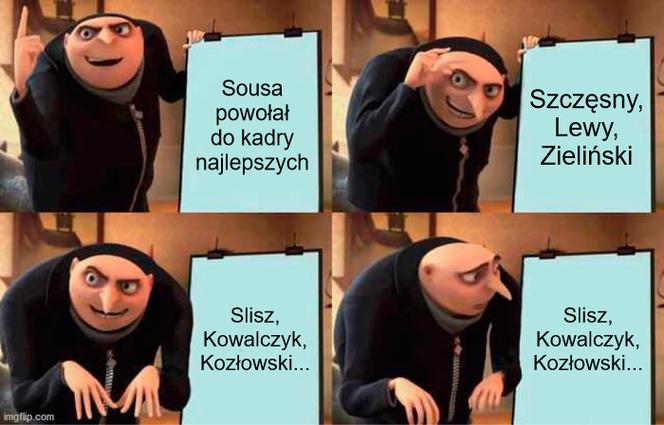 Reakcja internautów na powołania Sousy