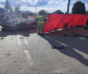 Tragedia na drodze w podkieleckim Rykoszynie! Nie żyją dwie osoby