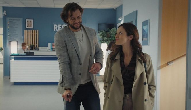 	M jak miłość odc. 1847. Kasia (Paulina Lasota), Mariusz (Mateusz Mosiewicz)