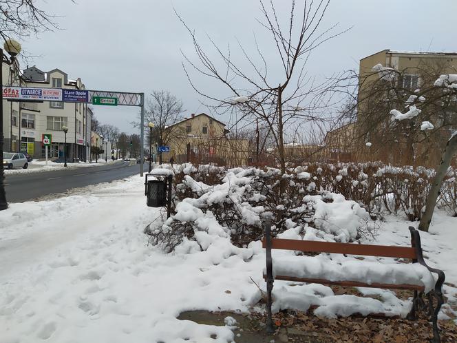 Jak wyglądała ulica Piłsudskiego w Siedlcach i okolica dawnej bramy-dzwonnicy pod koniec stycznia 2021?