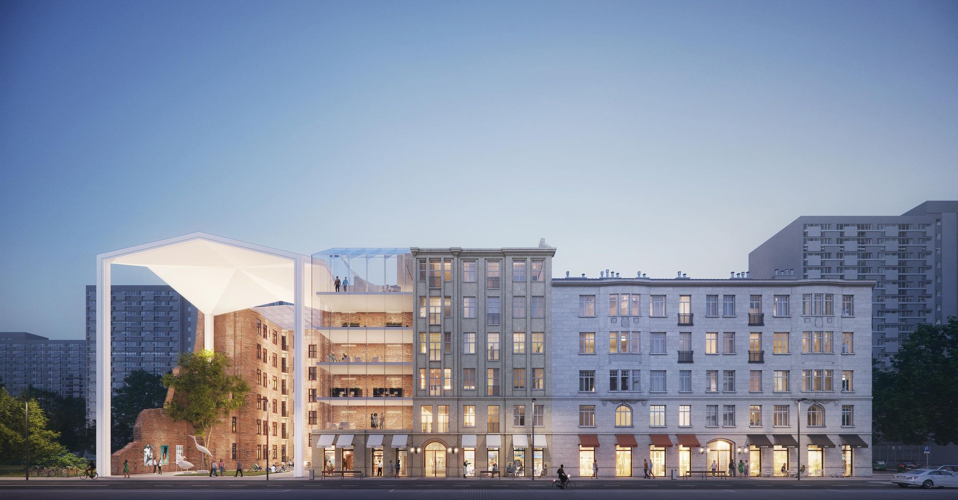 Odbudowa kamienic przy ul. Waliców, Warszawa. Grupa 5 Architekci