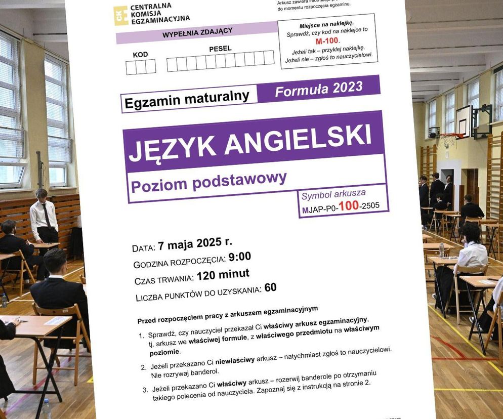 Matura 2025: ANGIELSKI. Mamy wszystkie odpowiedzi i oficjalny arkusz CKE. Sprawdź, czy zdałeś! ZAPIS RELACJI NA ŻYWO
