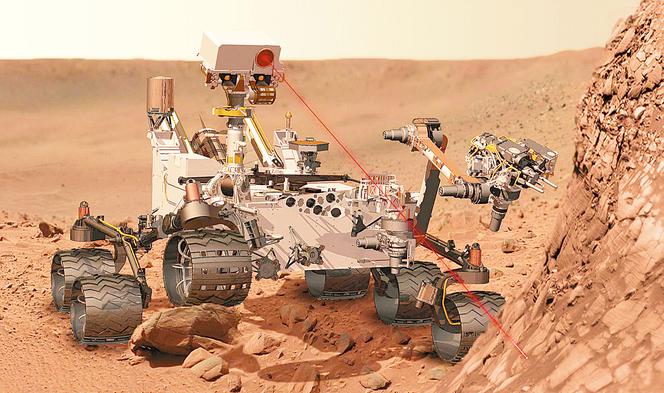 Łazik Curiosity jest na Marsie