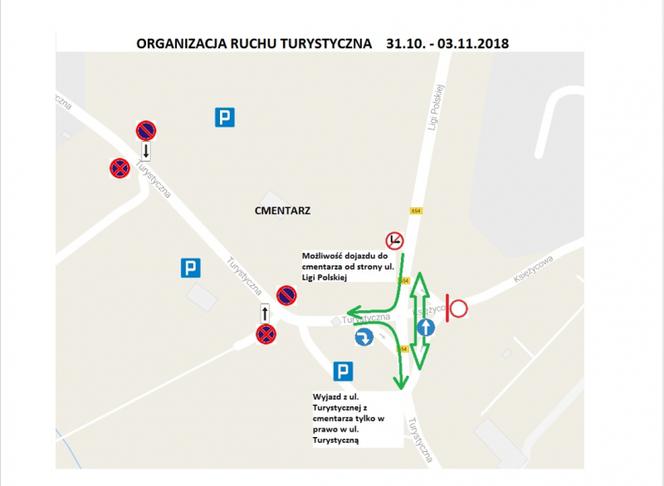 Zmiana organizacji ruchu przy cmentarzach w Toruniu - szczegóły!
