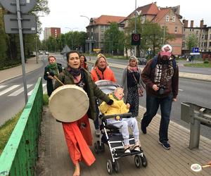 Happening Boso przez Grudziądz