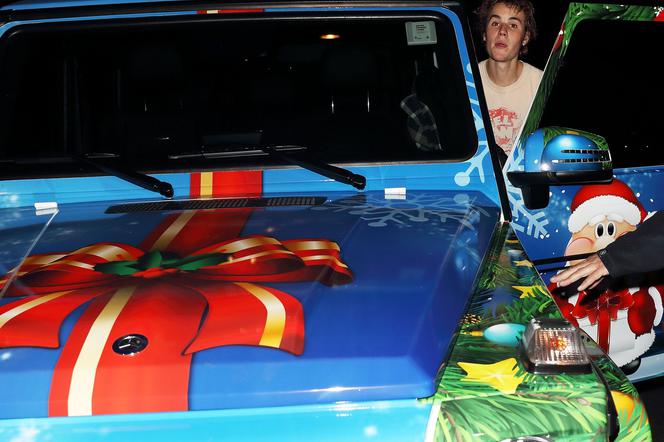 Justin Bieber - świąteczny Mercedes