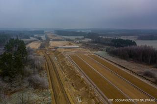 Budowa S7 na trasie Napierki - Płońsk. Zobacz postępy prac [GALERIA]