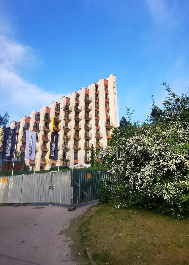 Piramida Kos w Ustroniu w remoncie - zdjęcia. Jak Sanatorium wyglądało przed remontem?