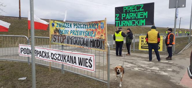 Protest rolników w Medyce 20.02.2024
