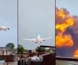 Ujawnili nagranie 10 sekund przed tragedią. Tak rozbił się samolot w Indiach!