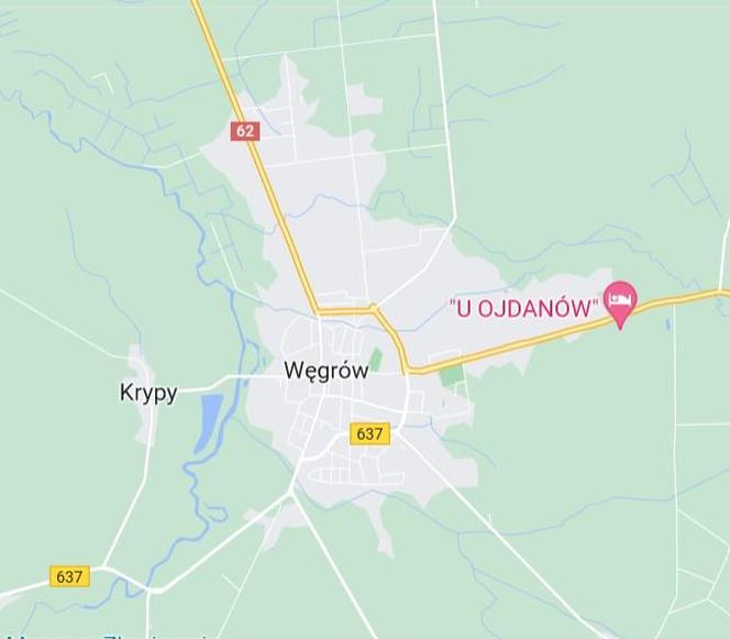 6. miejsce: Węgrów - 35,5 km² powierzchni