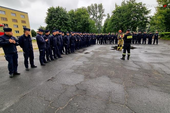 Policjanci szkolili się z gaszenia pożarów