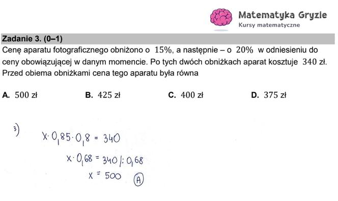 Matura rozwiązania