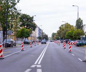 Budowa tramwaju na ul. Rakowieckiej w Warszawie