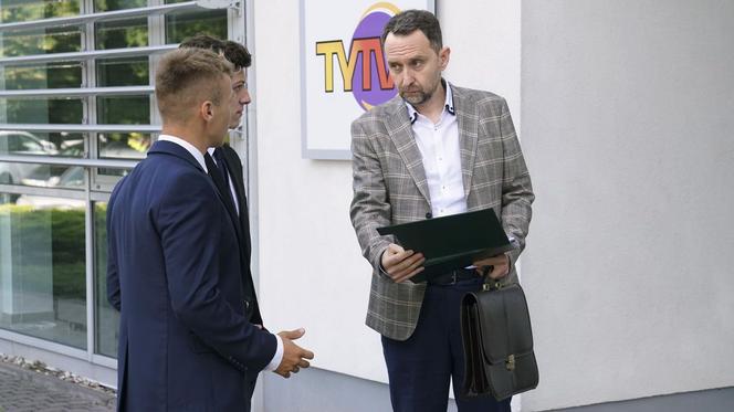 Barwy szczęścia, odc. 2141: Patryk (Konrad Skolimowski), Justin (Jasper Sołtysiewicz), Wangel (Marek Kałużyński)