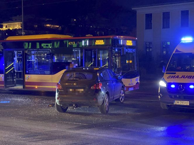 Wypadek na ul.Krakowskiej, Wrocław