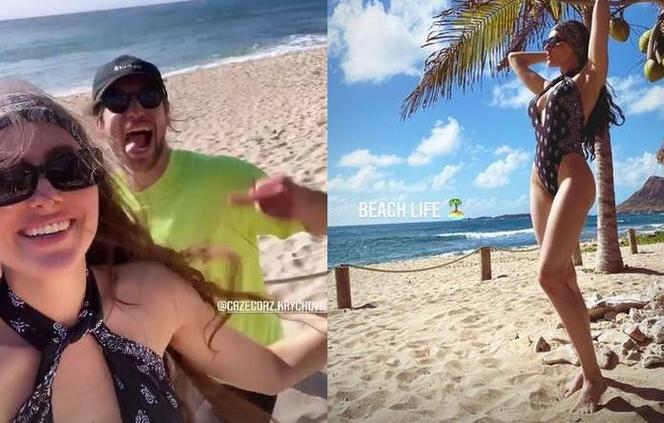 Grzegorz Krychowiak i jego żona Celia wyskoczyli na Karaiby