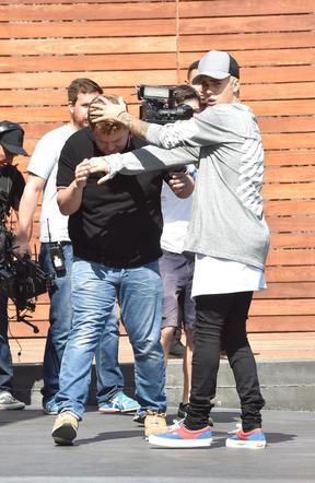 Justin Bieber i James Corden
