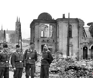 Białystok zniszczony po II wojnie światowej