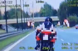 Motocyklista pędził 192 km/h od Katowic do Mysłowic