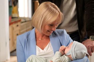 M jak miłość odc. 1876. Dorota (Iwona Rejzner), Antoś (Mark Myronenko)