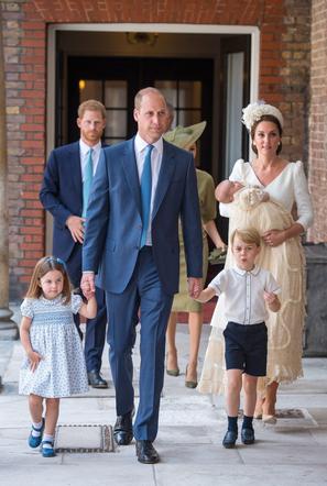 Księżna Kate, książę William, książę Louis, księżniczka Charlotte, książę George