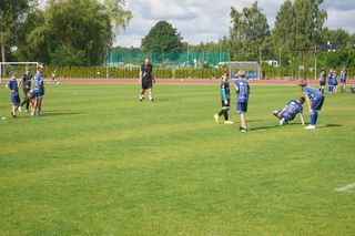 Młodzi piłkarze z całej Polski trenują w Szczecinku