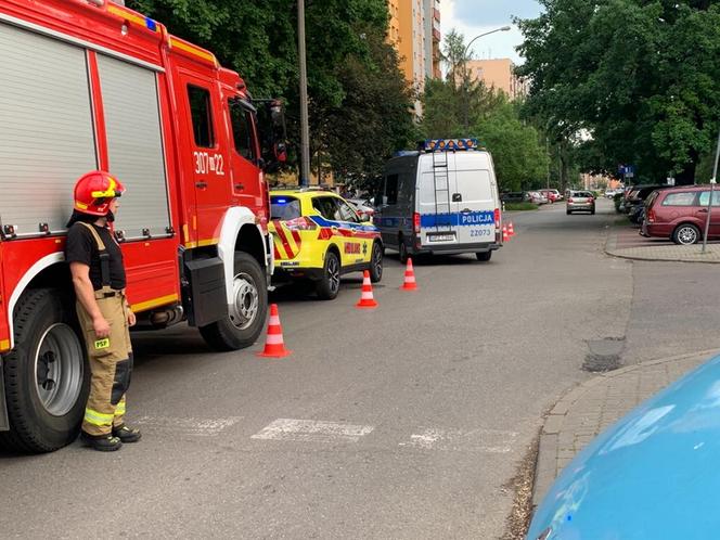 Kolejny wypadek motocyklisty w stolicy. Kierowca jednośladu wymusił pierwszeństwo