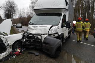 Zderzenie dostawczaka z osobówką na ul. Toruńskiej w Bydgoszczy! [ZDJĘCIA]