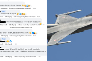 Ukraińcy z Leszna wystraszyli się F-16. Zaczęliśmy się chować, moje dziecko zaczęło płakać