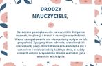 Życzenia od rady rodziców na Dzień Nauczyciela