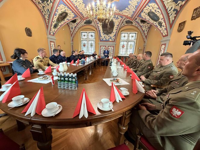 Podsumowanie akcji "Dar Serca Służb Mundurowych" w Grudziądzu