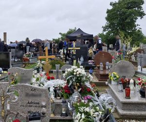 Pogrzeb Grzegorza G., który zginął w Nowem