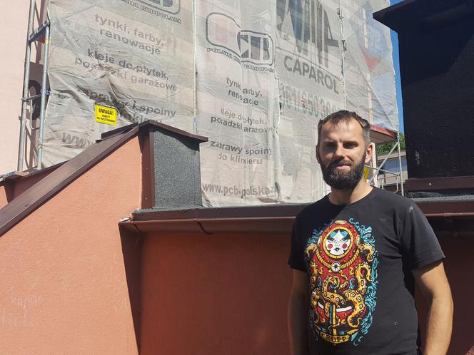 Na bloku przy ul. 17 Stycznia powstaje mural 