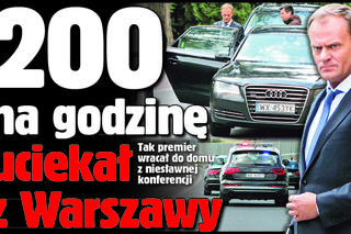 200 na godzinę uciekał z Warszawy