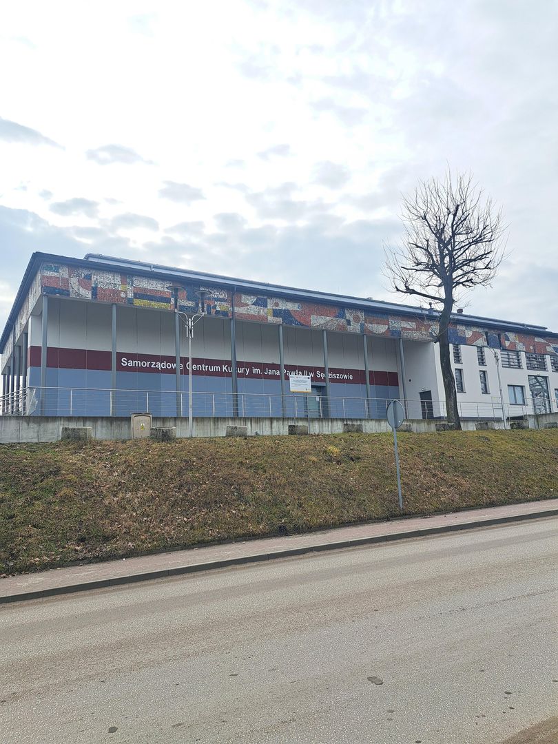 Mozaika na Centrum Kultury w Sędziszowie. Fot. Arkadiusz Chyla