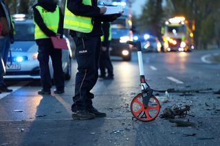 Karambol na autostradzie A4. Zderzyło się siedem samochodów. Są zabici i ranni