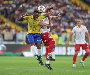 Ronaldinho na Stadionie Śląskim w meczu gwiazd Polska - Brazylia