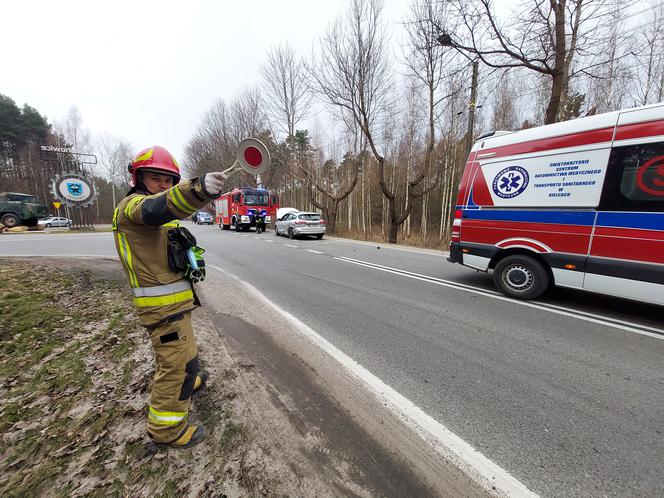 Wypadek na Iłżeckiej w Starachowicach 16.03.2022