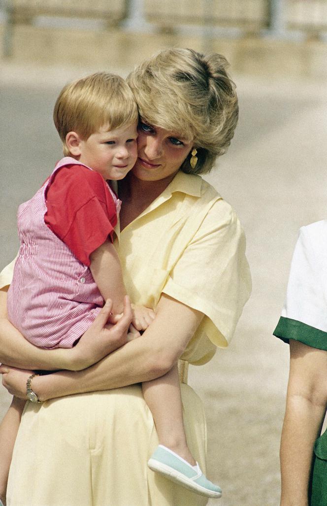 Księżna Diana i mały książę Harry