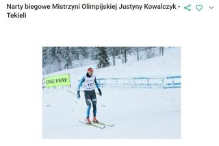 Justyna Kowalczyk-Tekieli gra z WOŚP