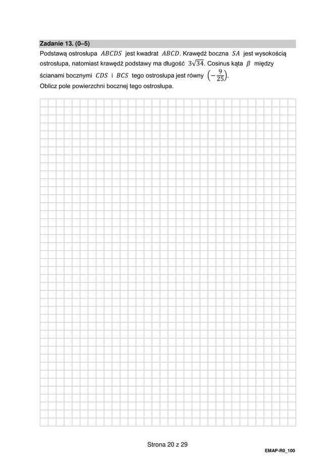 Matura 2025: matematyka poziom rozszerzony 12.05.2025. Odpowiedzi, arkusze CKE [Formuła 2015]	