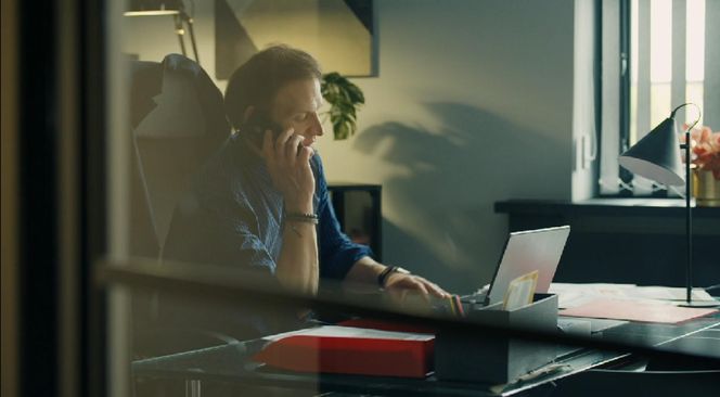 Barwy szczęścia, odcinek 3216. Łukasz (Michał Rolnicki)