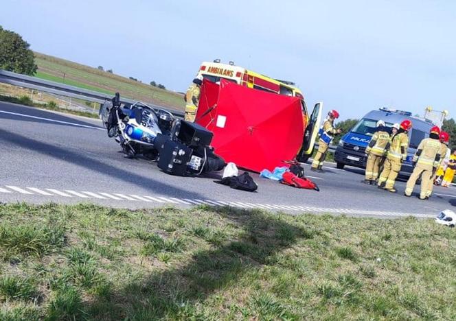 Wypadek na A1, motocyklista nie żyje. Kierowcy utknęli w potężnym, wielogodzinnym korku